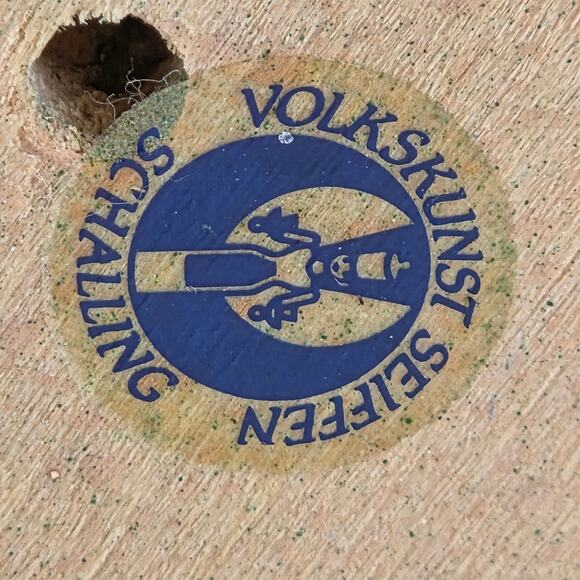 Erzgebirge German Candle Holder Soldier Volkskunst Seiffen Schalling - Picture 6 of 14